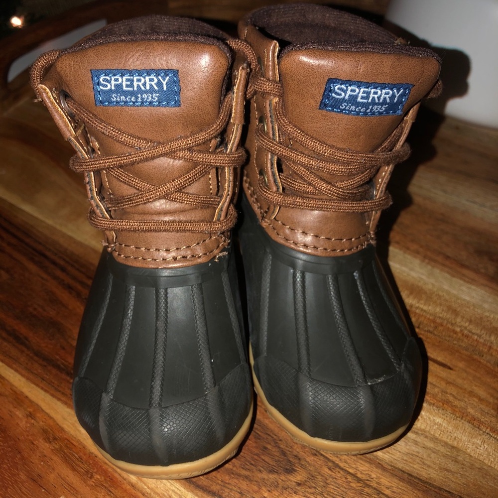 Toddler Sperry port duck boots 🦆